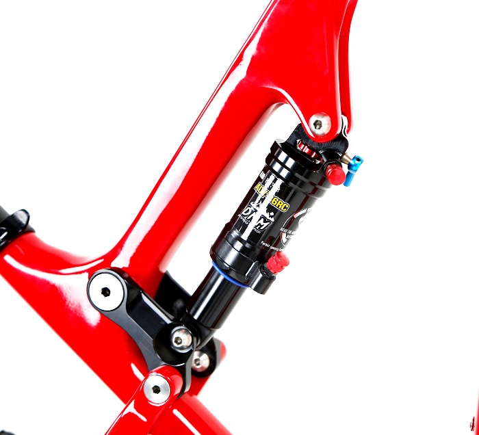 จักรยานเสือภูเขา TWITTER OVERLORD Full suspension bike, เฟรมคาร์บอน 1x12 speed Deore โช๊คลม ปี 2022