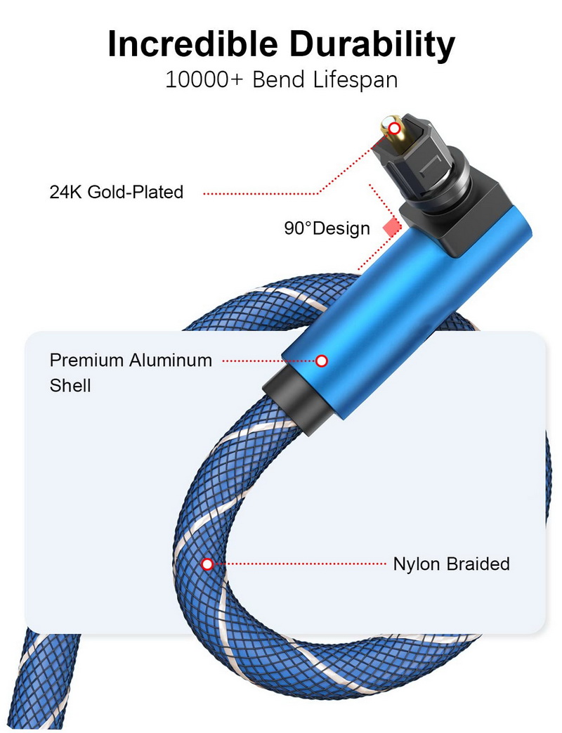 ERTK AngleTwistOptical สาย Optical สำหรับเครื่องเสียง ประกันศูนย์ไทย