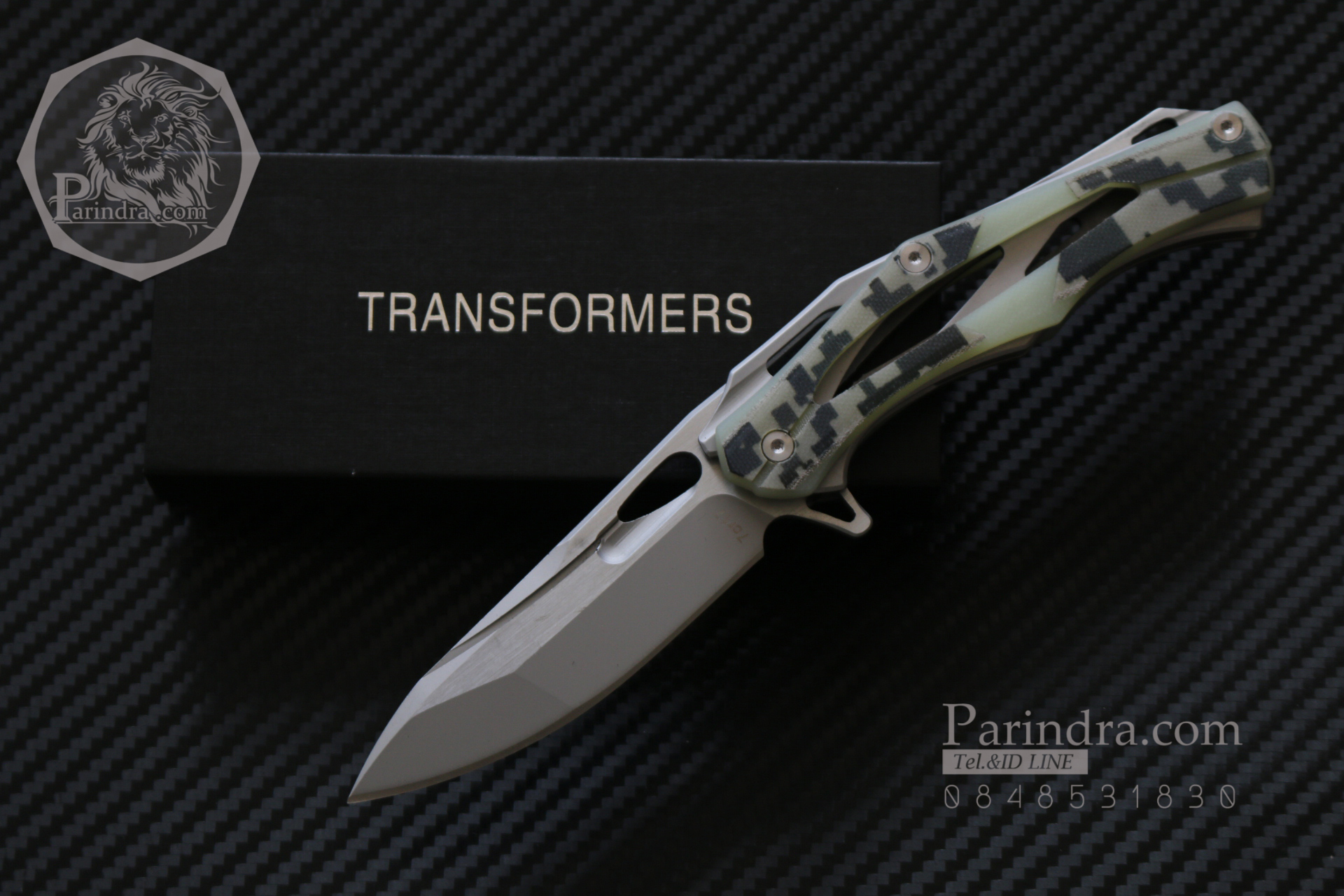 มีดพับ Transformers ทรานส์ฟอร์เมอร์ รุ่น G01-CA ด้ามสีลายพรางทหาร ของแท้ 100%