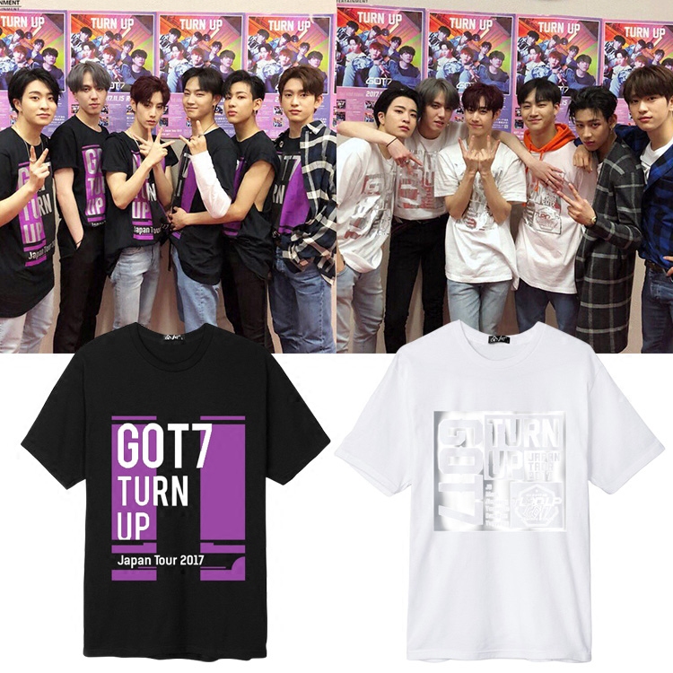 เสื้อยืด (T-Shirt) GOT7 - TURN UP Japan Tour 2017