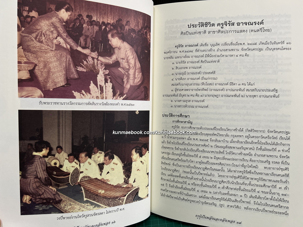 อนุสรณ์ ครูจิรัส อาจณรงค์ ศิลปินแห่งชาติ สาขาศิลปะการแสดง ( ดนตรีไทย )