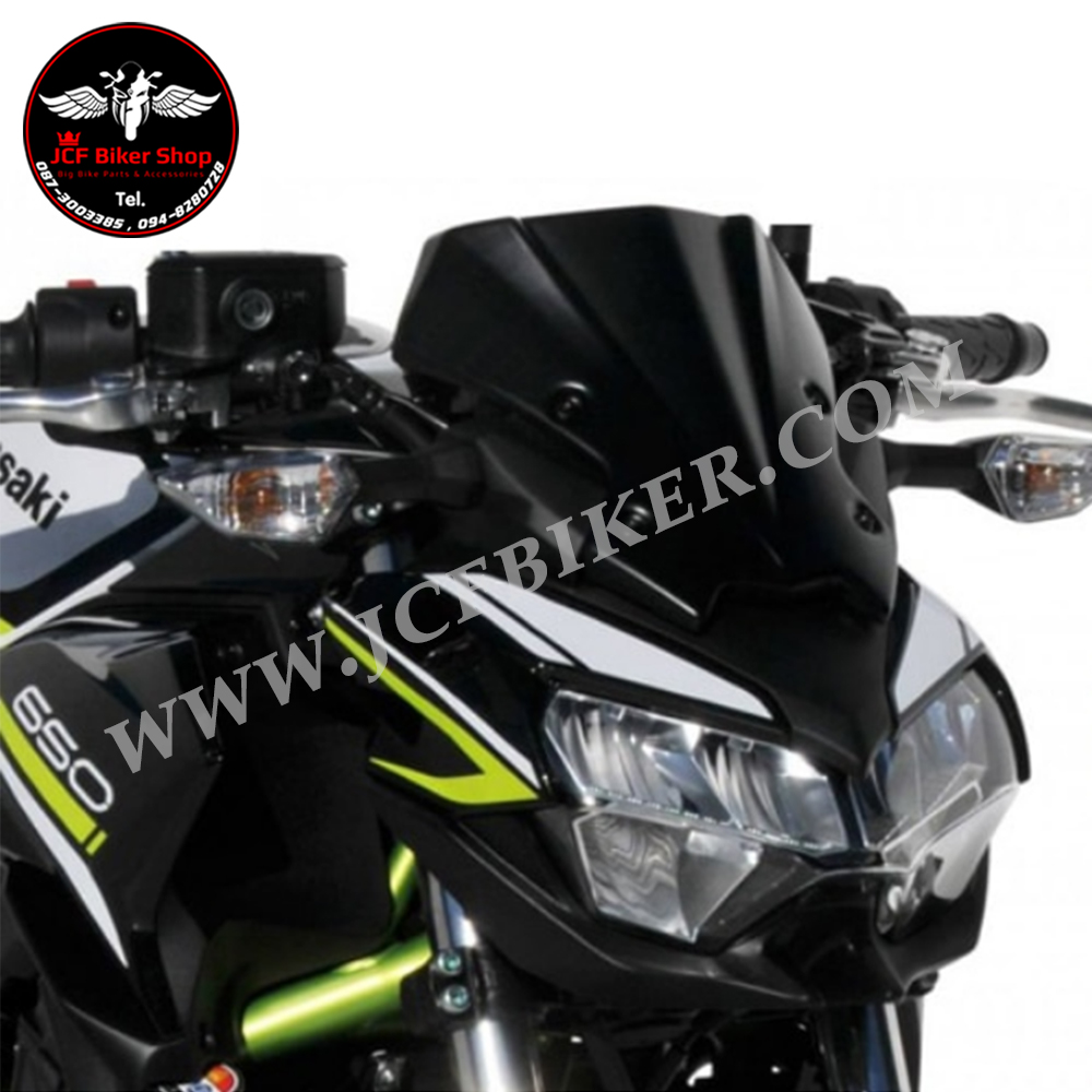 ชิวหน้า,บังไมล์,ชิวหน้าแต่งสำหรับ KAWASAKI Z650,Z900 ปี 2020 (สีดำ)