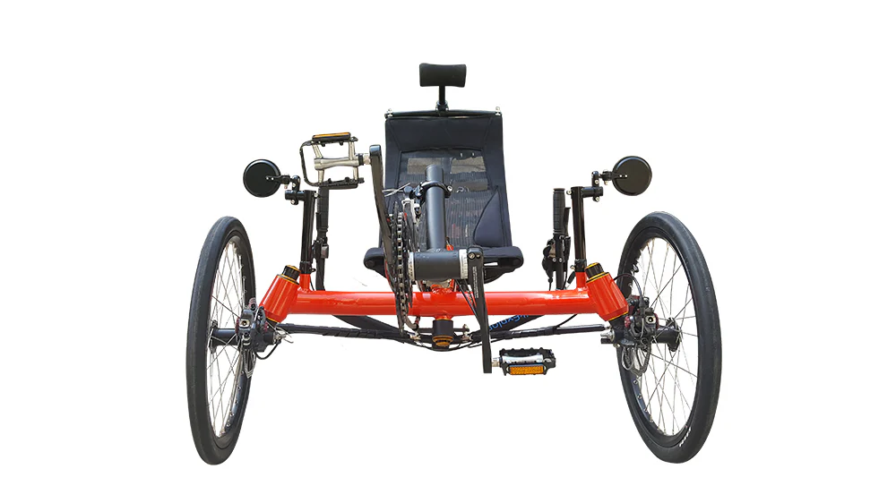 จักรยานนอนปั่น MOTRIKE 326 | TrikExplor 3 Wheel Touring Recumbent Bike | Shimano 3x9 Speed | อลูมิเนียมเฟรม 6061 T6 | รองรับผู้ขี่สูง 165–200 ซม.