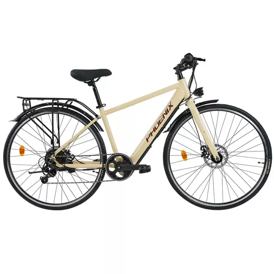 จักรยานไฟฟ้า Phoenix Chasing Wind PRO | 36V 15Ah | มอเตอร์ 350W | เกียร์ Shimano 7 สปีด | ดิสก์เบรก | ยาง 700C