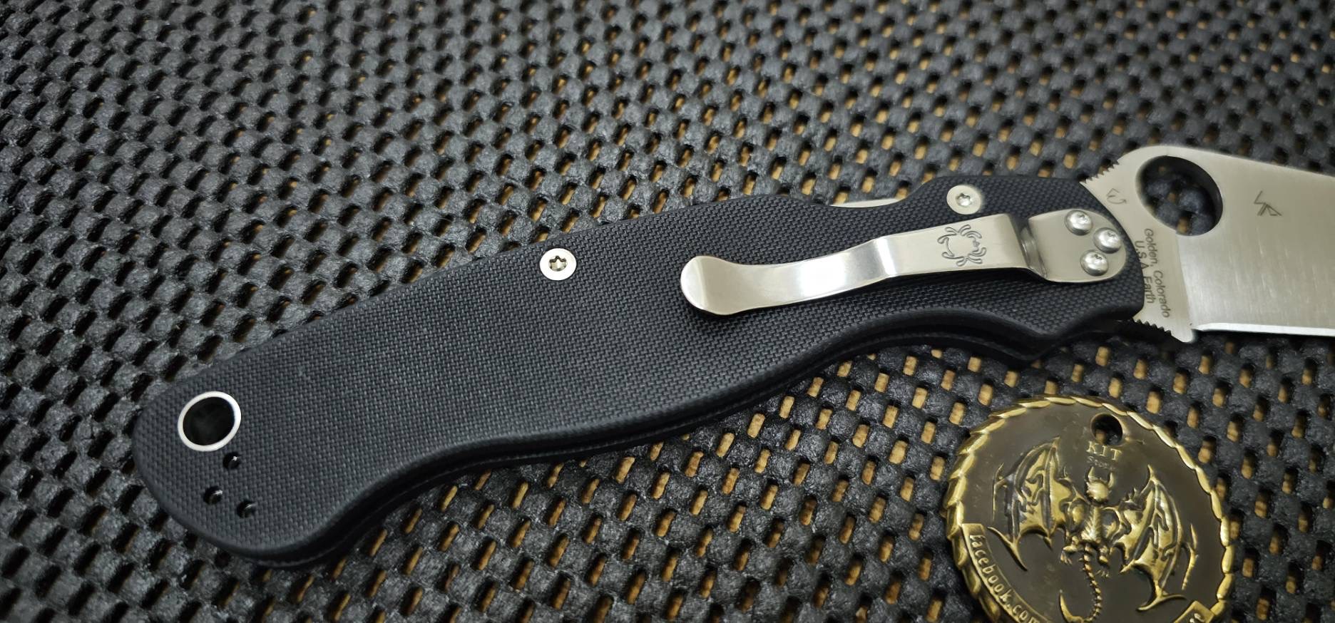 Spyderco Military 2 Compression Lock Knife Black G-10