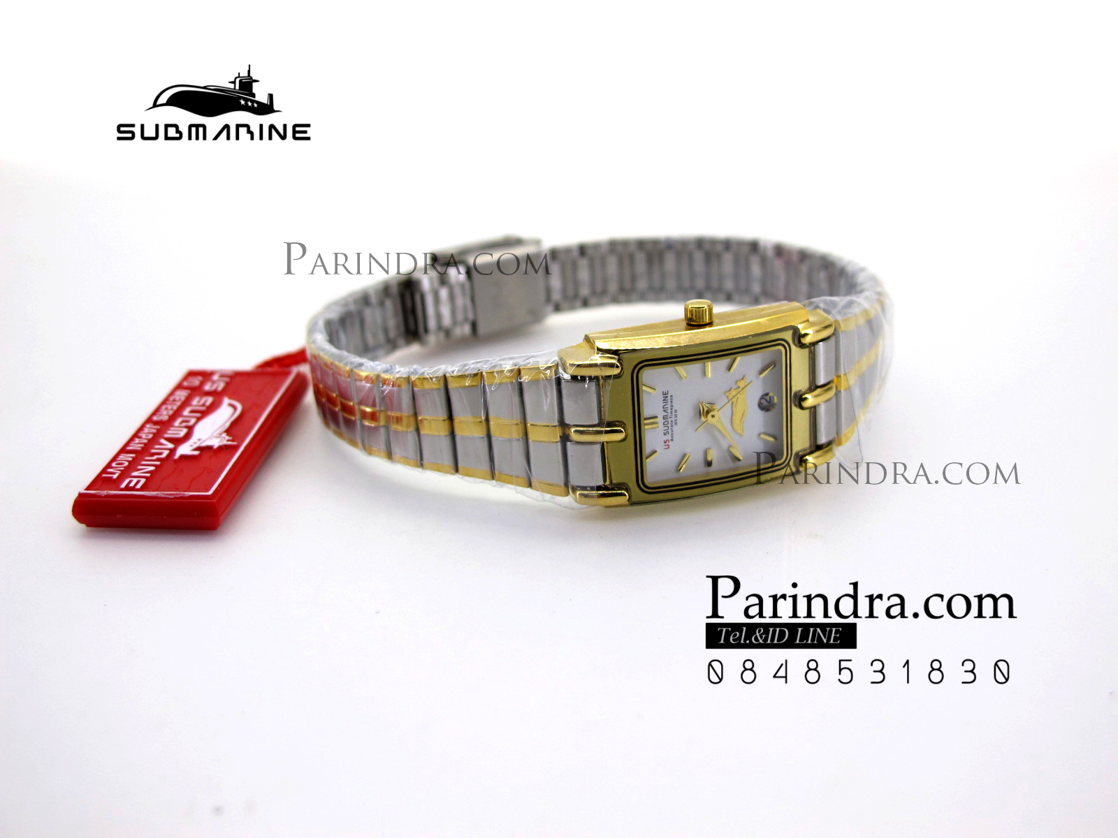 นาฬิกา US submarine รุ่น S1001L เรือนเล็ก สามกษัตริย์หน้าปัดขาว สวยมากๆๆ