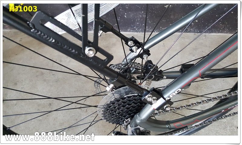 ตะแกรงท้ายทัวร์ริ่ง AL ALLOY REAR CARRIERแบบจับหูท้าย ,HJ1003 (SL-6672)