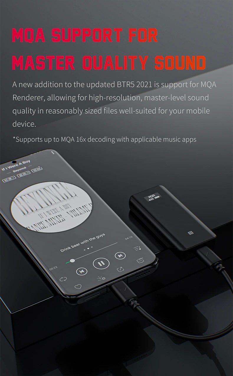 ขาย FiiO BTR5 2021 Bluetooth DAC/AMP ระดับเรือธง รองรับ MQA