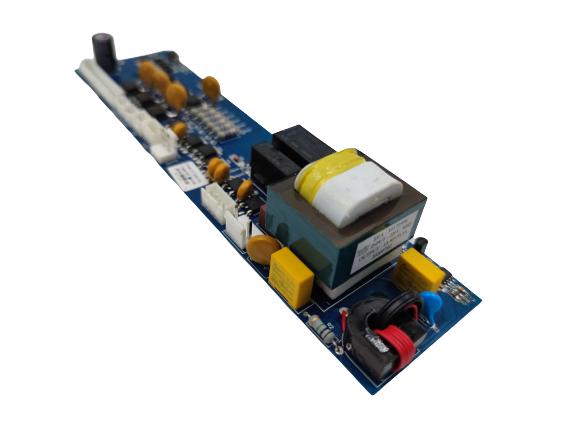 (ยังไม่มีแผนการผลิต พัดลมรุ่นนี้เลิกผลิตแล้ว) บอร์ดพัดลม ไอเย็น Hatari รุ่น AC Turbo1 ส่วน Power แผงน้ำเงิน(แท้) #B1