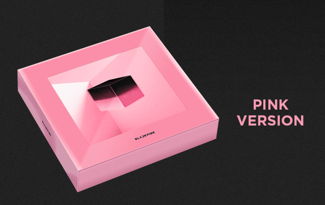 อัลบั้ม (#BLACKPINK) - SQUARE UP (1ST) : PINK VER.:ไม่มีโปสเตอร์