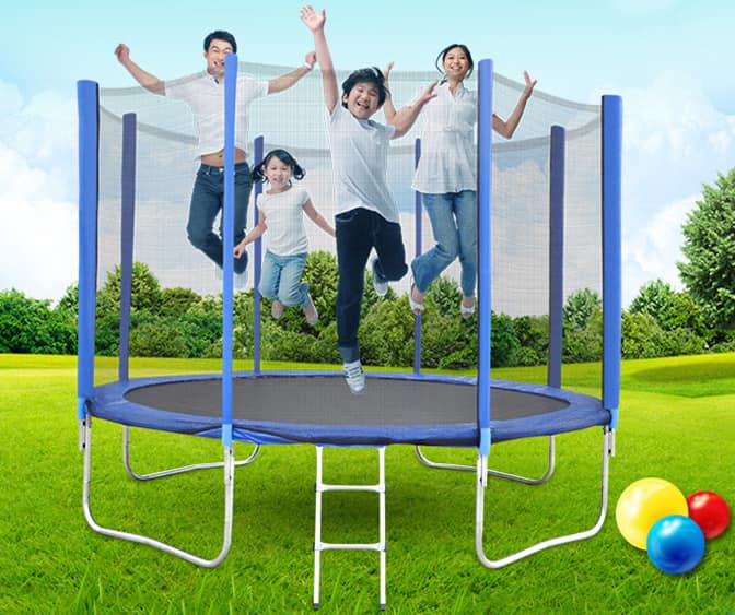 แทรมโพลีนขนาด 8ฟุต