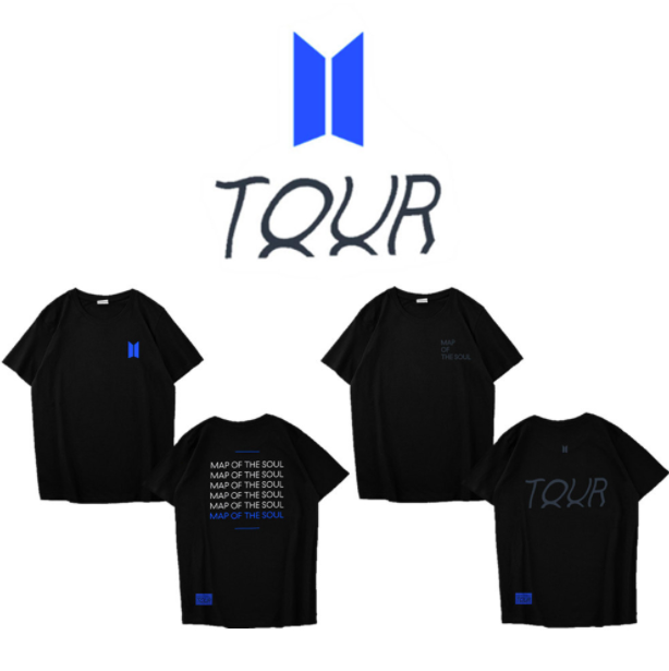 เสื้อยืด เสื้อแฟชั่นไอดอล #BTS TOUR (ระบุแบบ ไซส์ ที่หมายเหตุ)