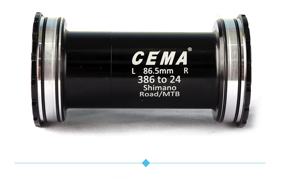 กะโหลก CEMA BB Adapter Series-Interlock ,SRC-BT-BB38624B สีดำ (BB386 to 24)