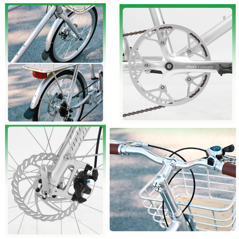 จักรยาน Woods S02 Mini Velo 20 นิ้ว | จักรยานเมืองอลูมิเนียม 7 สปีด น้ำหนักเบา