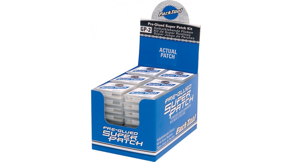 ชุดกล่องปะยาง PARK TOOL PRE-GLUED SUPER PATCH KIT, GP-2 (48ชิ้น)