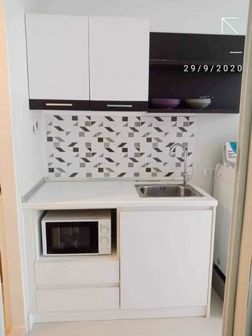 ให้เช่าคอนโด เดอะ คิวบ์ แจ้งวัฒนะ 29 ตรม. ห้องมุม เครื่องใช้ไฟฟ้าครบ มีเครื่องซักผ้า