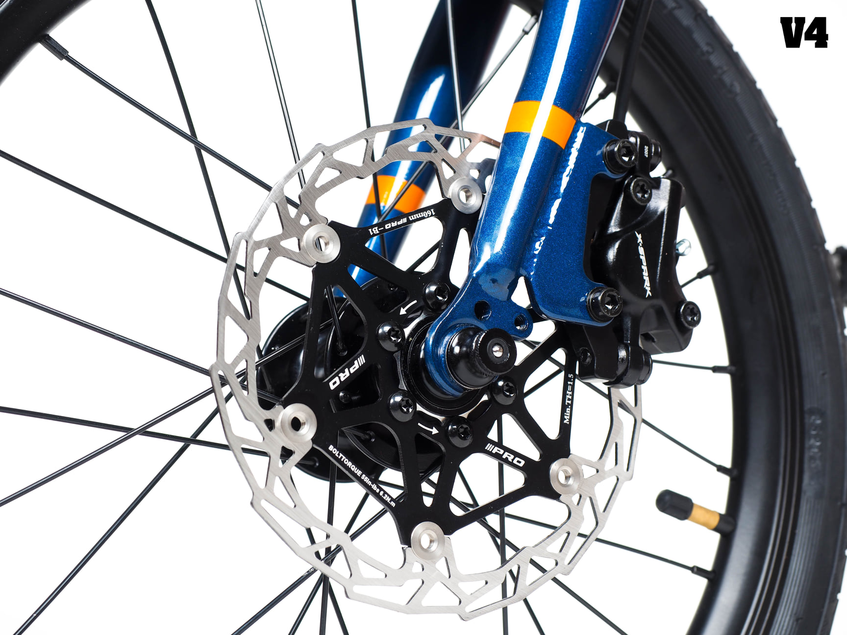 จักรยานพับ BACKER รุ่น V4 10 สปีด เฟรมโครโมลี่ ล้อ 16 นิ้ว (BACKER V4) 2021