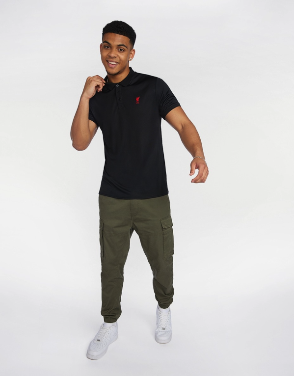 เสื้อโปโลลิเวอร์พูล Poly Polo สีดำของแท้