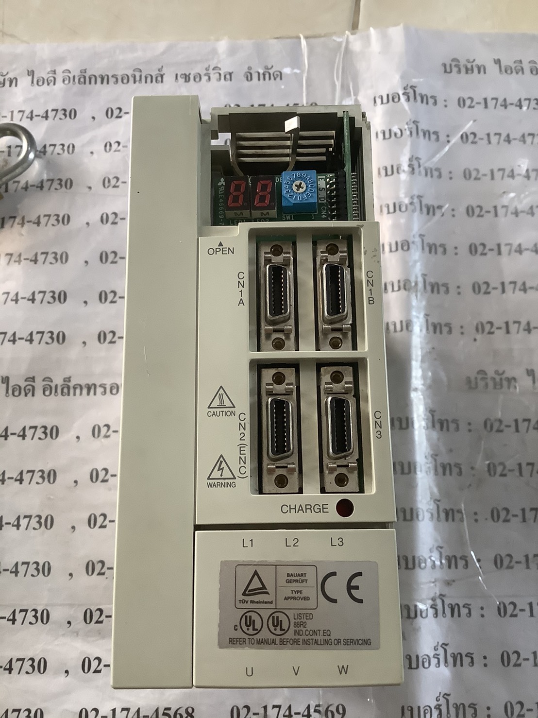 SERVO DRIVE “ MITSUBISHI ” รุ่น MR-J2-100B