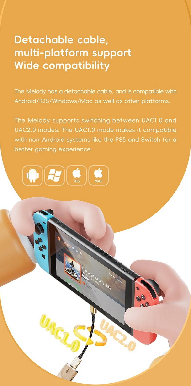 SNOWSKY Melody DAC/AMP ชิป DAC Cirrus Logic 43131 บอดี้ไม้แท้ ปรับ EQ ได้ผ่านแอป เสียงเที่ยงตรง ประกันศูนย์ไทย