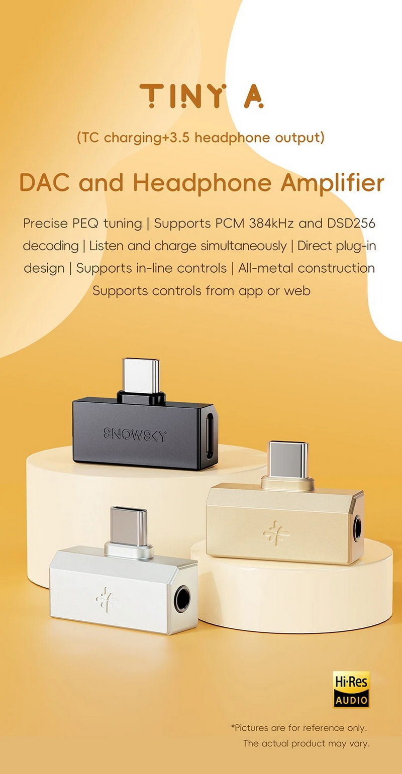 Snowsky Tiny DAC/AMP พกพาจิ๋ว เล็กแต่ทรงพลัง รองรับ PCM 384kHz และ DSD256 ประกันศูนย์ไทย