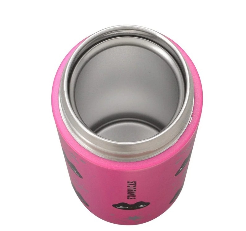 กระติกน้ำ Starbuck ขนาดพกพา ลายน้องแมวสุดน่ารัก 380 มล.