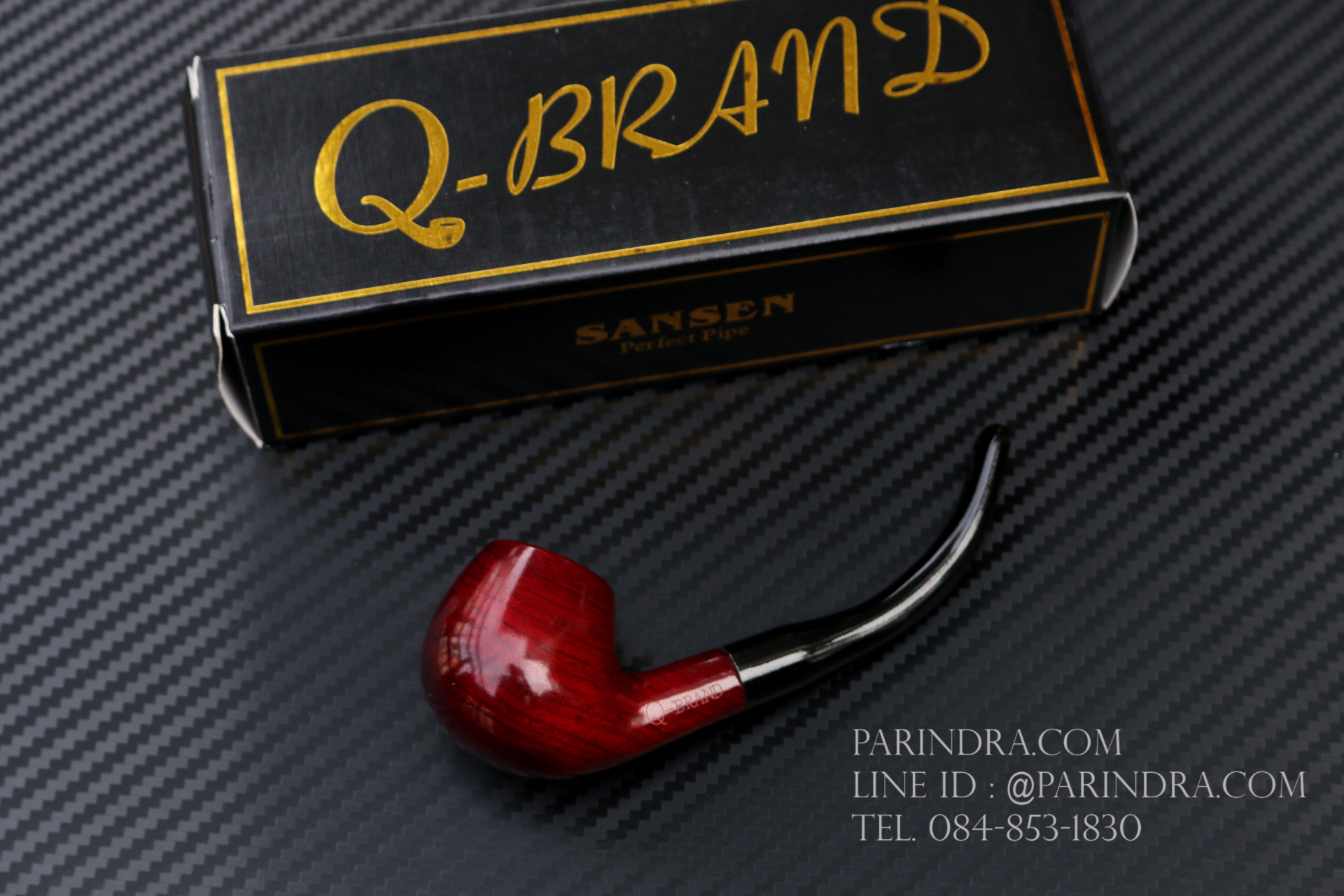 ไปป์ Q Brand Pipe ไม้แท้ ทรงสวย #Sansen 042