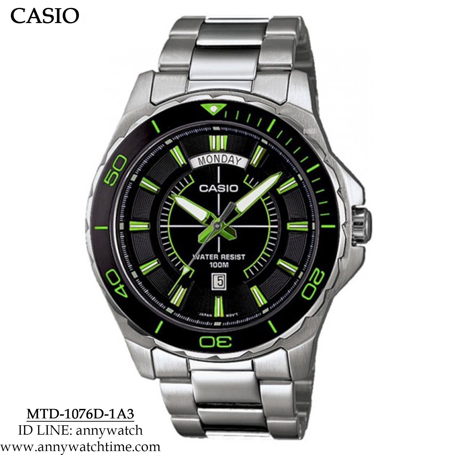 CASIO MTD-1076D-1A3