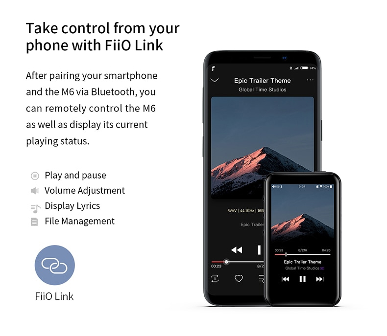 ขาย FiiO M6 DAP พกพา ชิป ES9018Q2C รองรับ Hi-Res , Bluetooth4.2 ประกันศูนย์ไทย