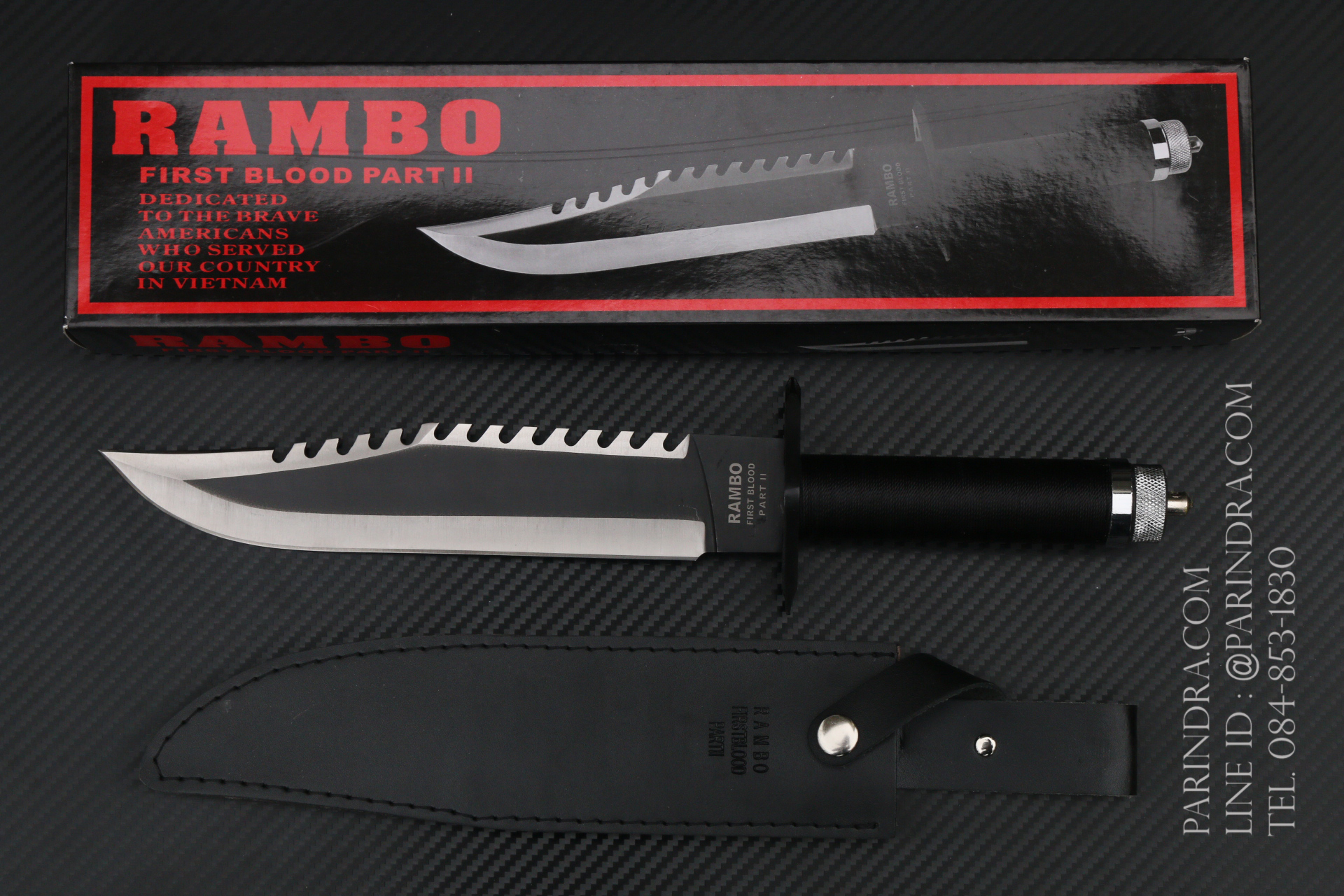 มีดใบตาย Rambo First Blood Part ll สุดโหด (OEM)