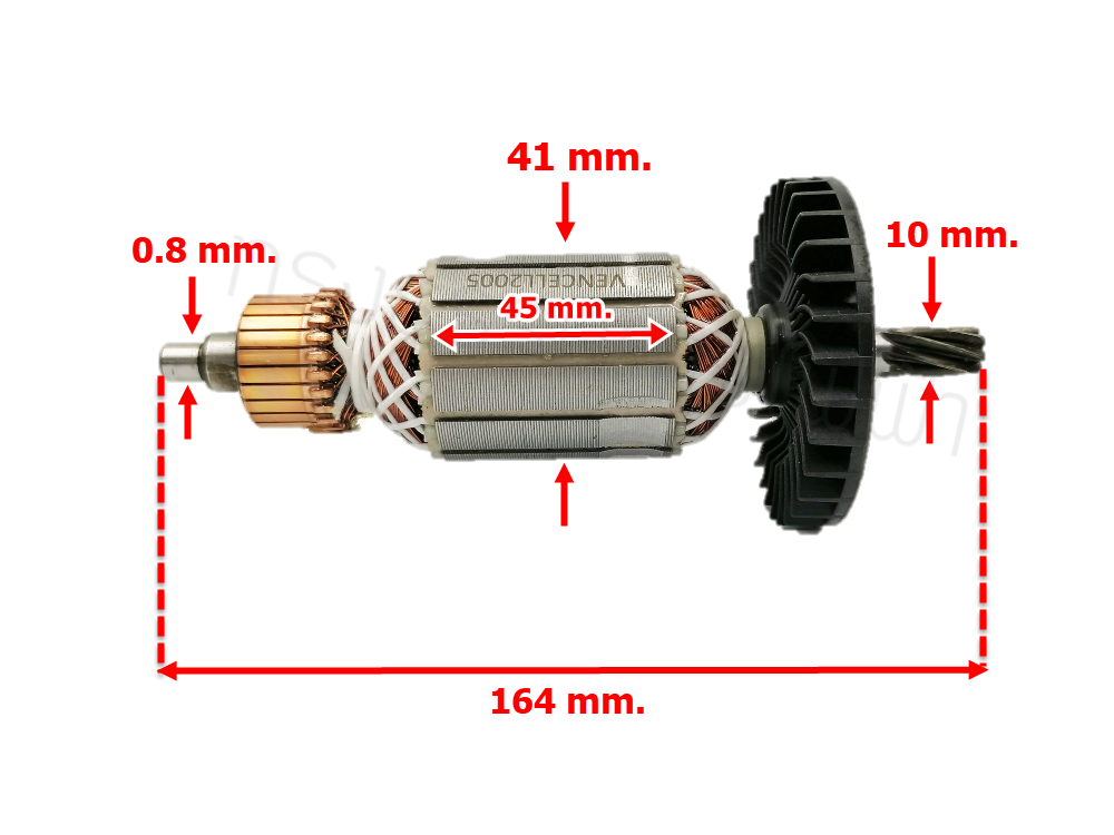 ทุ่น เลื่อยวงเดือน มาคเทค Maktec-Makita MT560, MT580, MT582, MT583, M5801, M5801B (ใช้ทุ่นรุ่นเดียวกัน)