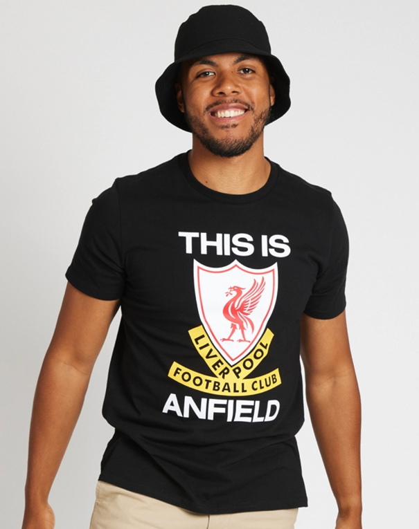 เสื้อทีเชิ้ตลิเวอร์พูล This is Anfield Black สีดำของแท้