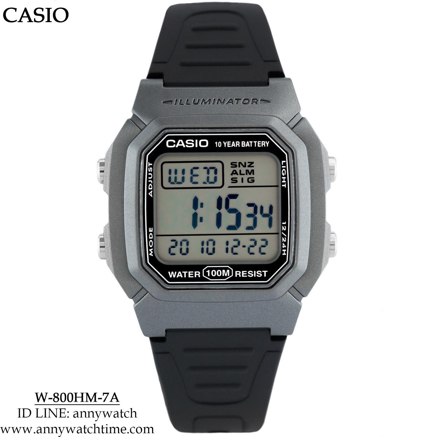 CASIO W-800HM-7A