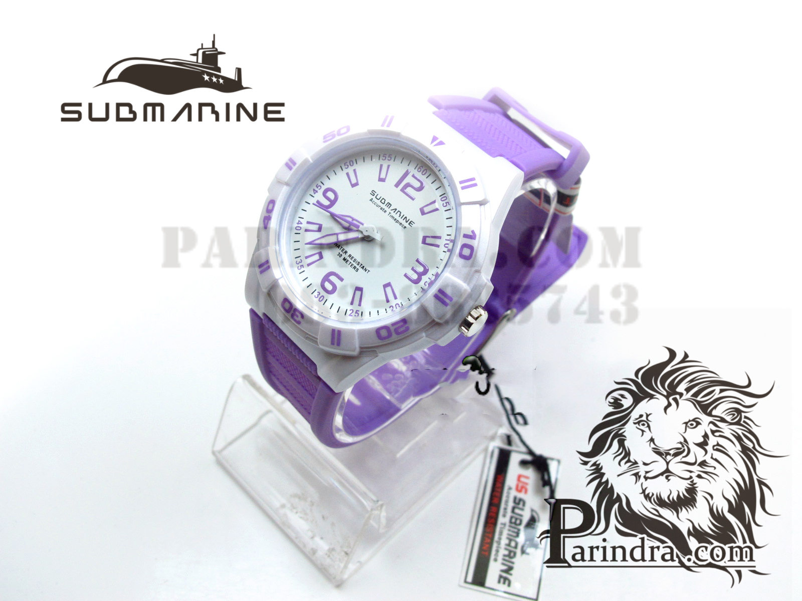 นาฬิกา US submarine Standard ของแท้ 100% รุ่น TP2111M สีม่วงเผือก