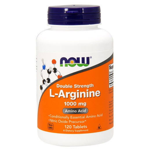 Now Foods, L-Arginine, 1000 mg 120 Tablets