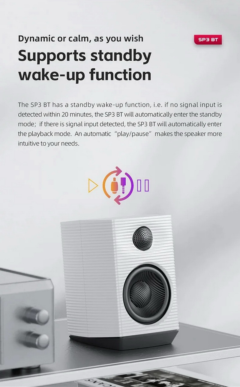 FiiO SP3 BT สุดยอดลำโพง Bluetooth Active Speakers ระดับ High Fidelity รองรับ LDAC, Dual Hi-Res ประกันศูนย์ไทย