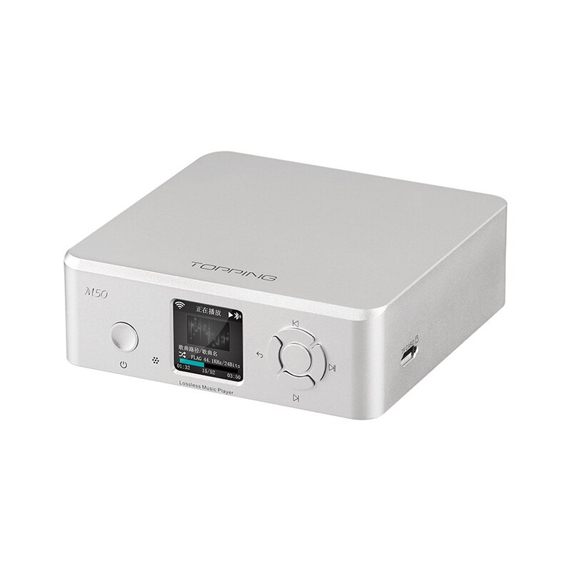 Topping M50 เครื่องเล่นเพลงเครือข่ายแบบตั้งโต๊ะ รองรับ DLNA, Airplay ประกันศูนย์ไทย