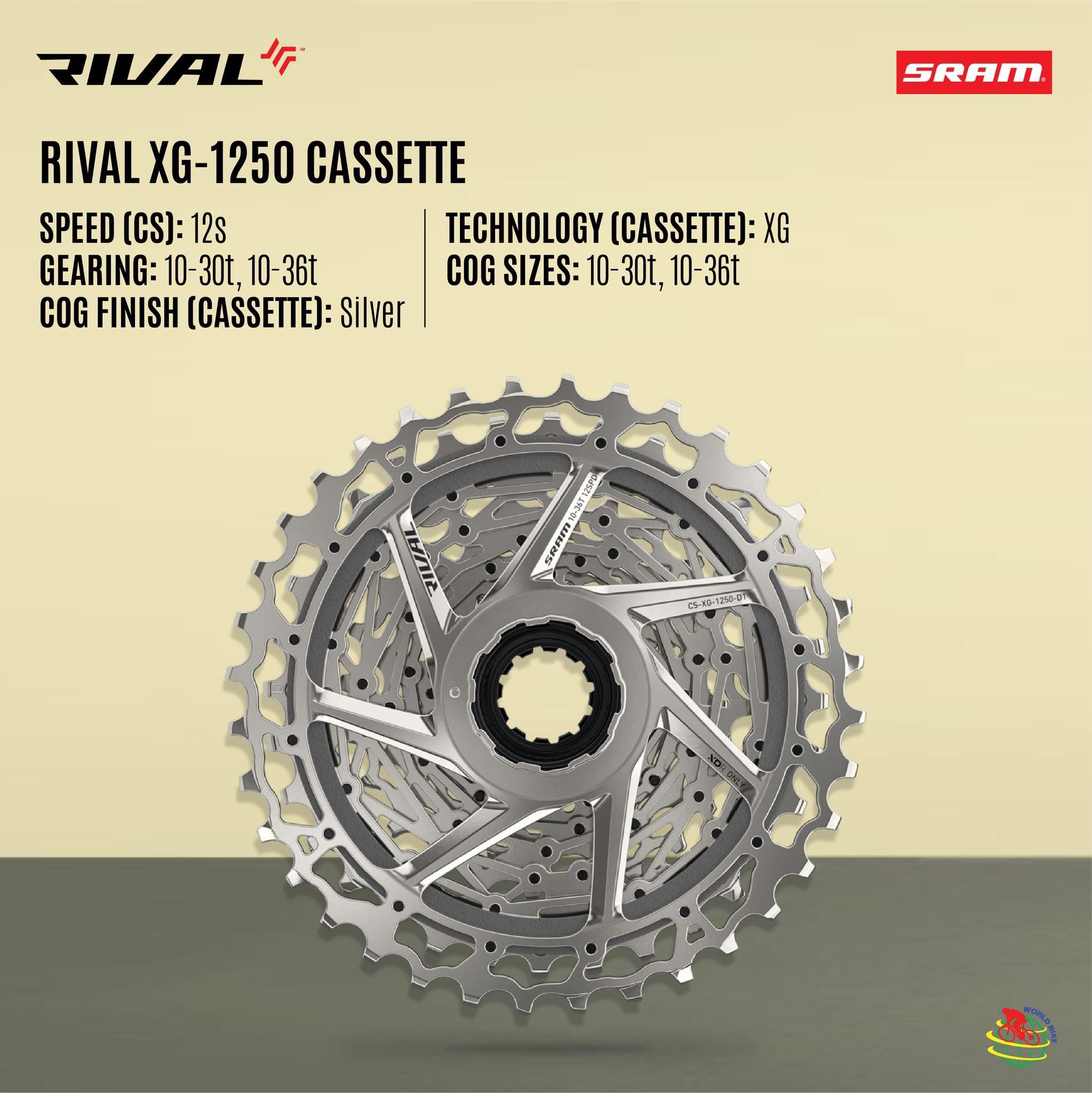 SRAM RIVAL スプロケット10-36T SRAM rival 12s スプロケット 10-36t Sram XDR rival