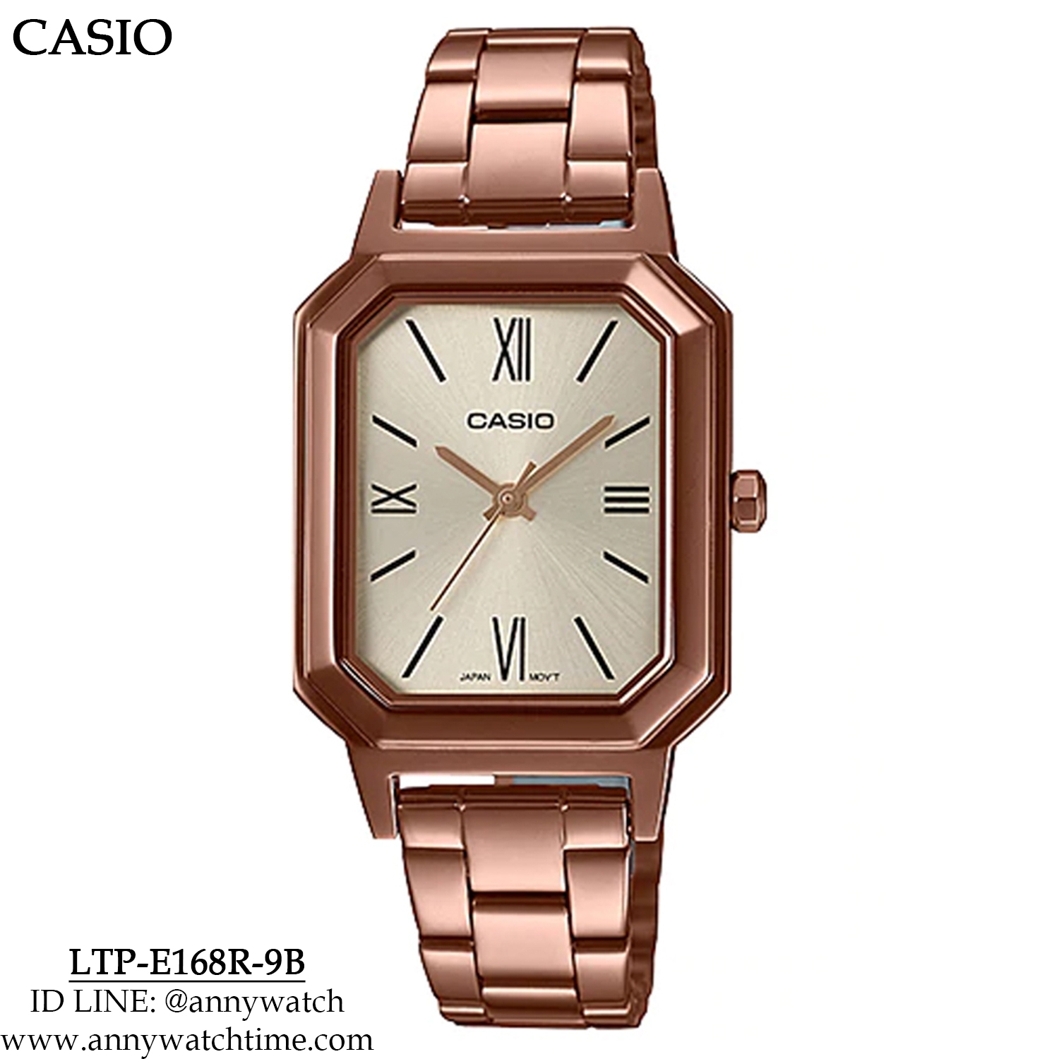 CASIO LTP-E168R-9B