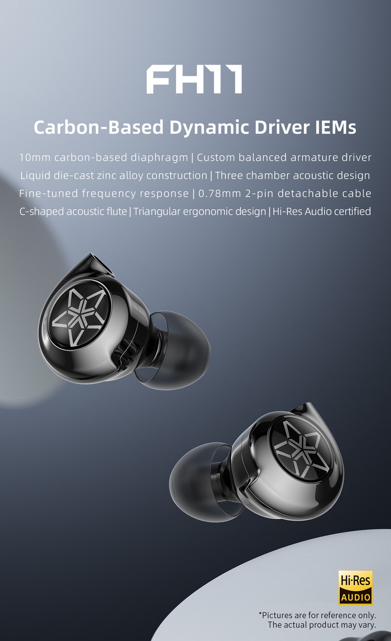 ขาย FiiO FH11 หูฟัง IEMs Hybrid 2 ไดรเวอร์ 1BA+1DD รองรับ Hi-Res ประกันศูนย์ไทย