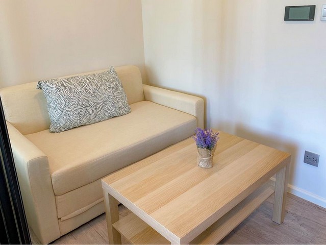 ให้เช่าคอนโด เคฟ เอวา ตึกC 25 ตร.ม.ห้องใหม่ เฟอร์ครบ มีเครื่องซักผ้า ใกล้ธรรมศาสตร์รังสิต