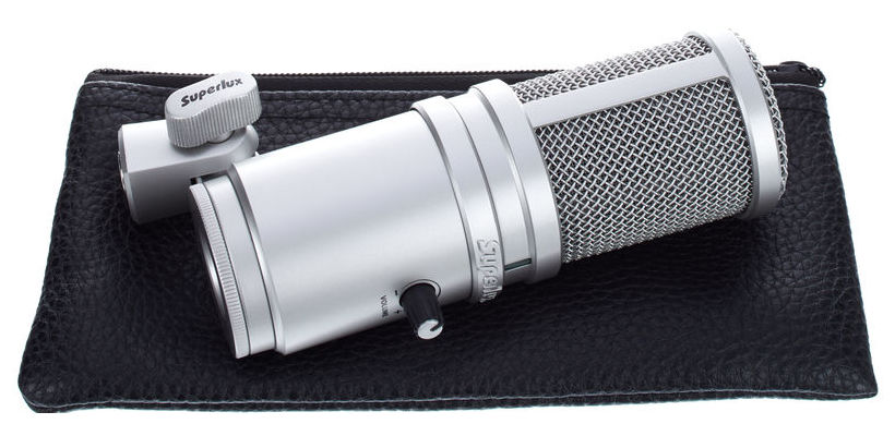 Superlux E205U USB Condenser Microphone ไมค์โครโฟนคอนเดนเซอร์แบบ Usb ใช้กับคอมพิวเตอร์ คุณภาพระดับมืออาชีพ ราคาไม่แพง