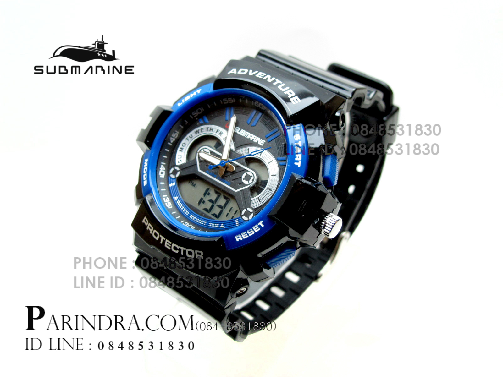 นาฬิกา US submarine TP3160M ดำ-น้ำเงิน