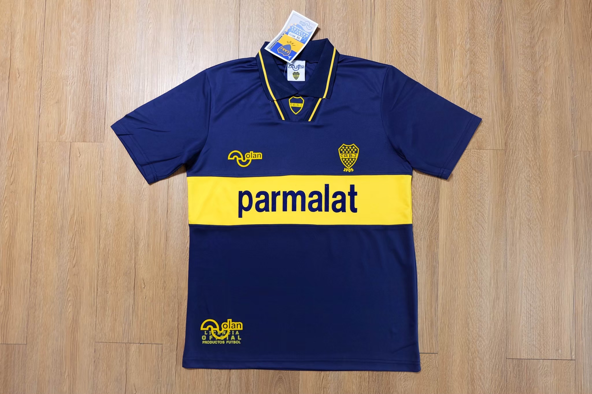 Boca Juniors 1993-94 Home Vintage Jersey เสื้อฟุตบอลโบค่าจูเนียร์
