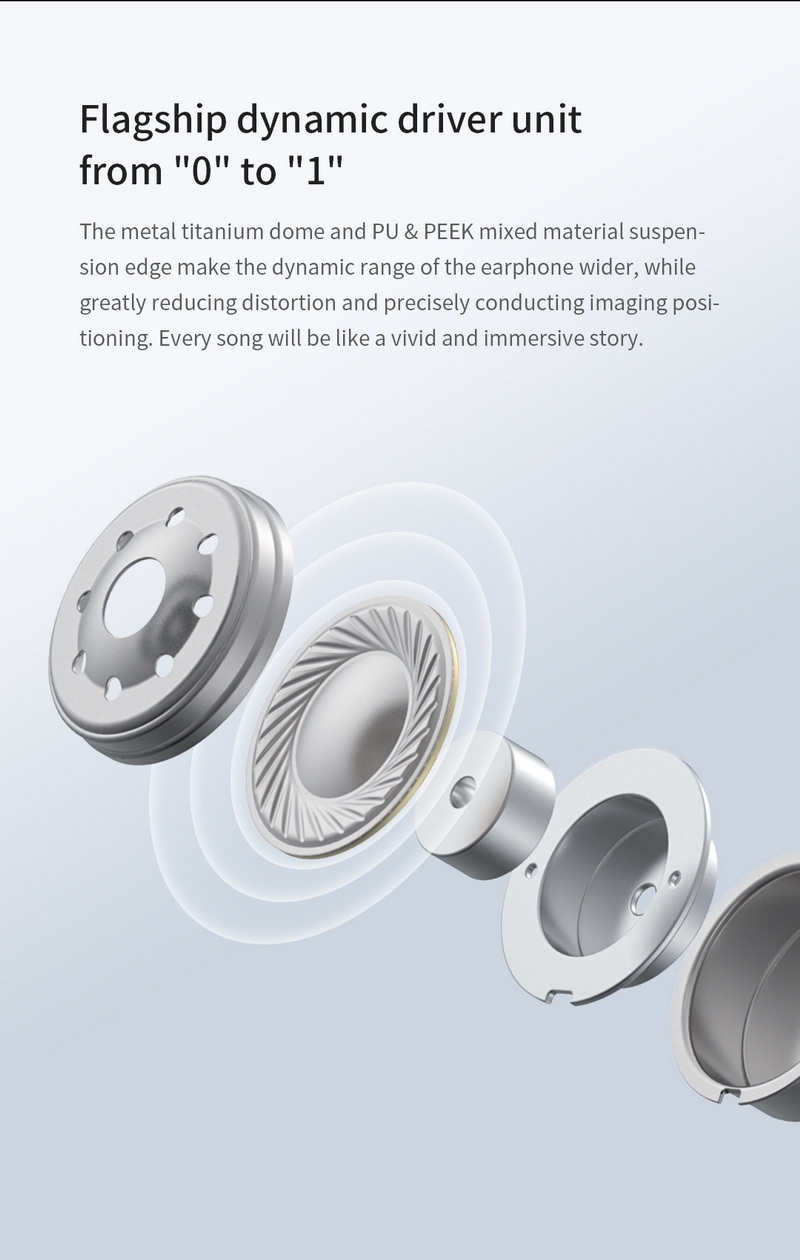 TANCHJIM ONE หูฟัง Inear ไดรเวอร์ไดนามิก 10mm สาย OFCชุบเงินLitz + OFC Litz ประกันศูนย์ไทย
