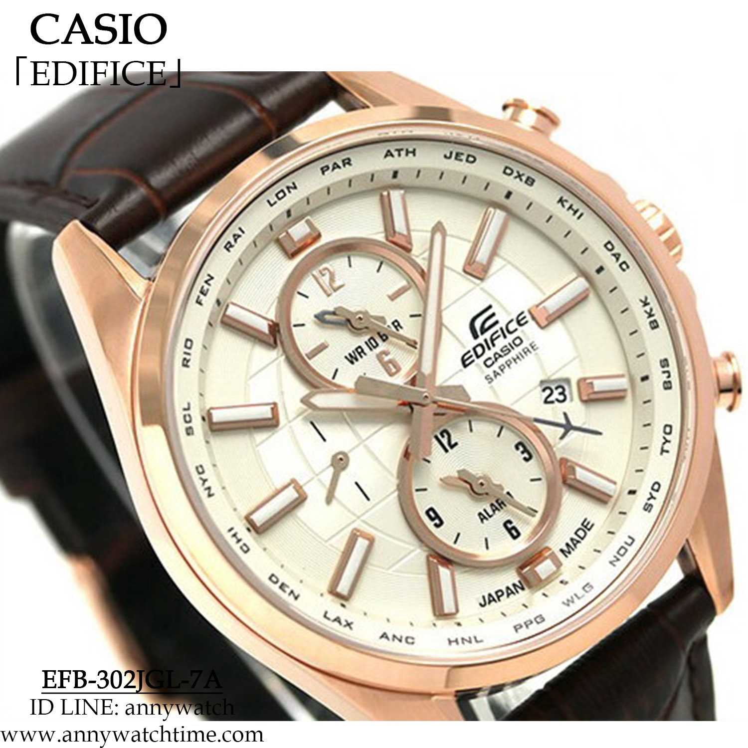 EDIFICE EFB-302JGL-7A