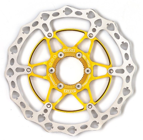 ใบดิสเบรค A2Z SPV-160 "SPADES" 6รู 7075 T6 Alloy,160MM.(ระบุสีตรงหมายเหตุ)