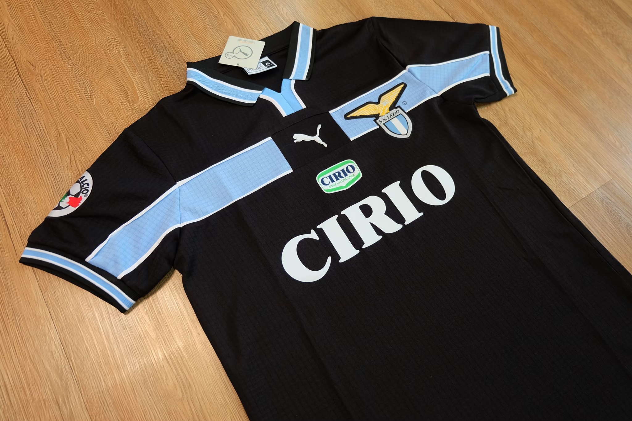 Lazio 1998/99 Away Vintage Jersey เสื้อบอลลาซิโอย้อนยุค เสื้อลาซิโอย้อนยุค Lazio Cirio Puma
