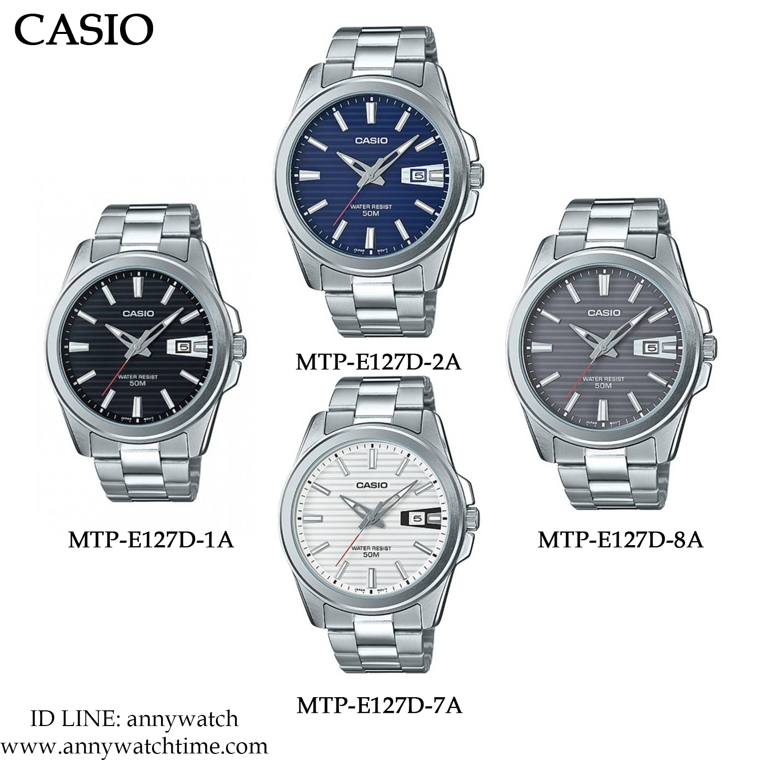 CASIO MTP-E127D-8A