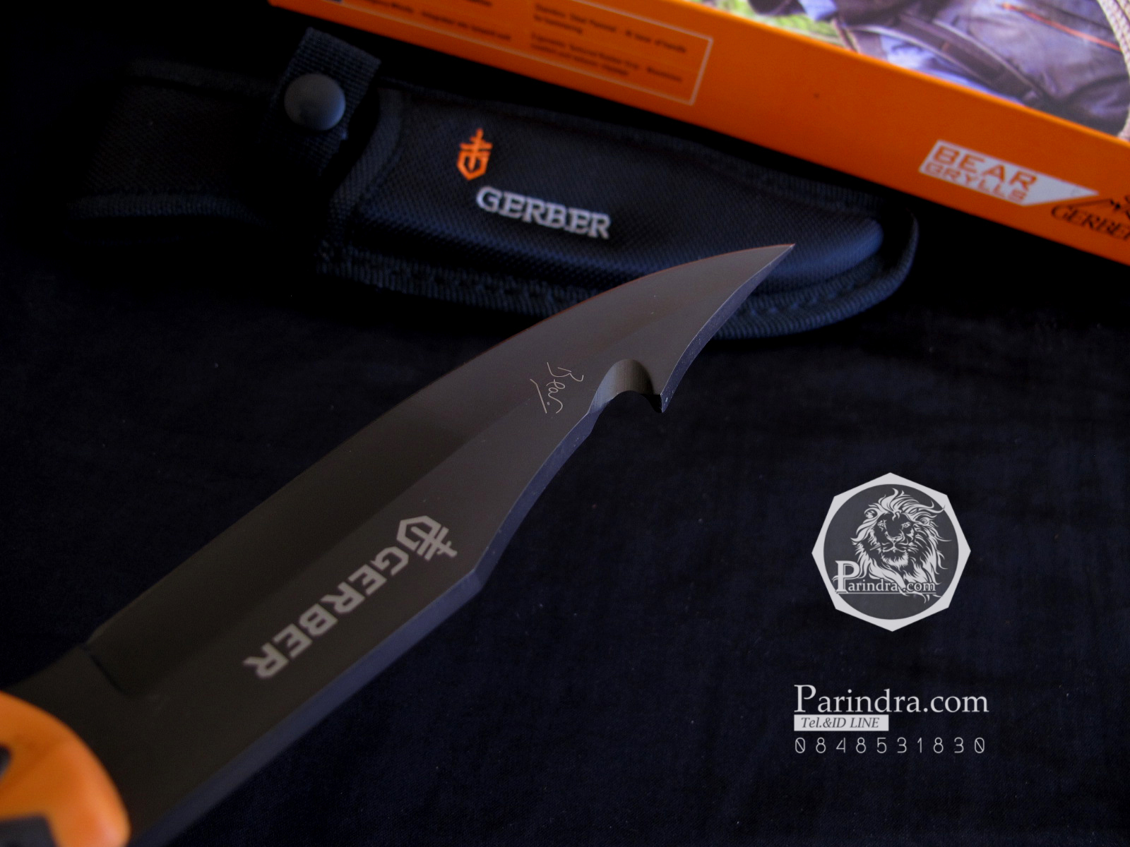 มีดใบตาย Gerber sheath knife model 31-000752 ปลายแหลมยาว ขนาด 10 นิ้ว (OEM)